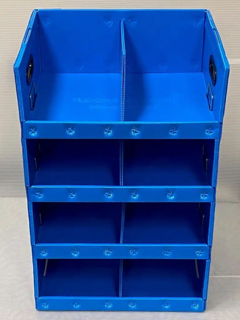 Custom 4 Tier Divided Pick Bins Flexcon