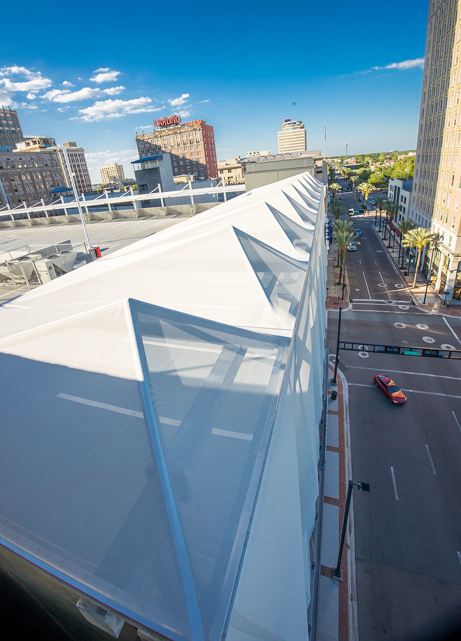 VyStar Credit Union Parking Garage — FlexFacades by Structurflex