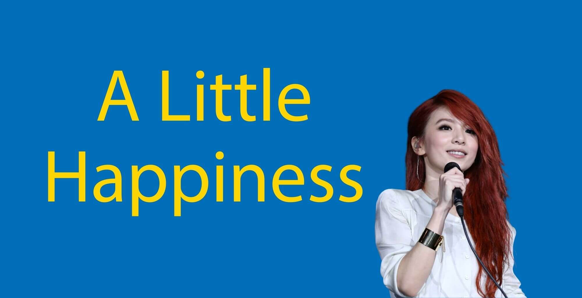 A Little Happiness (Hebe Tien) 🎤 Learning Chinese with Music Flexi