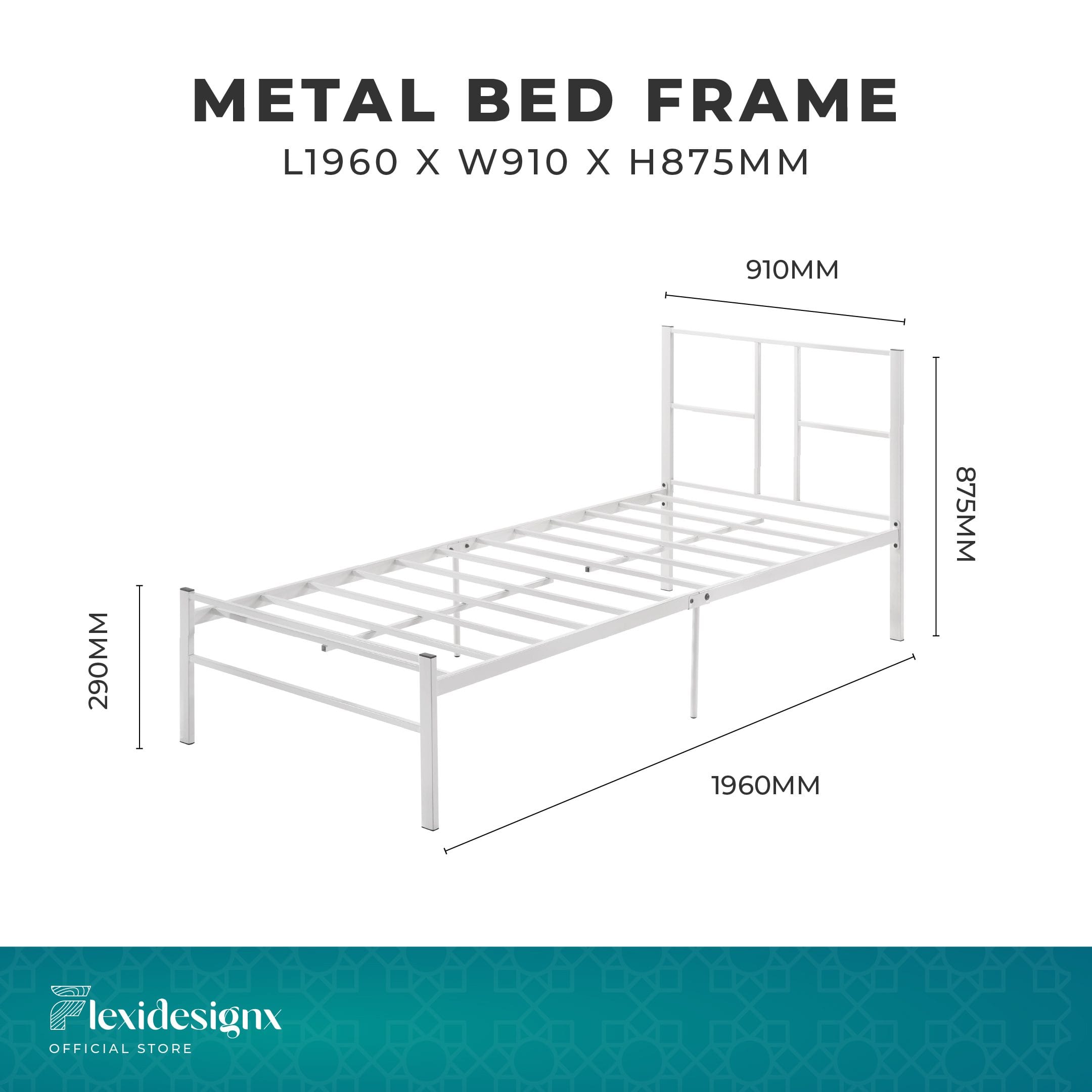 Sturdy and Stylish Metal Bed Frames Flexidesignx