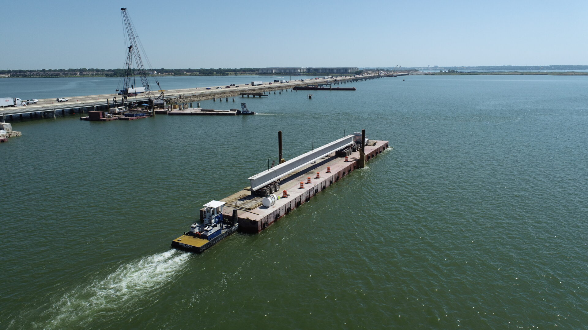 Lake Ray Hubbard Bridge Expansion Flexifloat