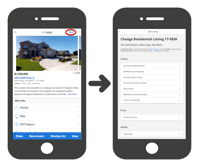 Big Updates for Change Listings Status & Change Listing Screens