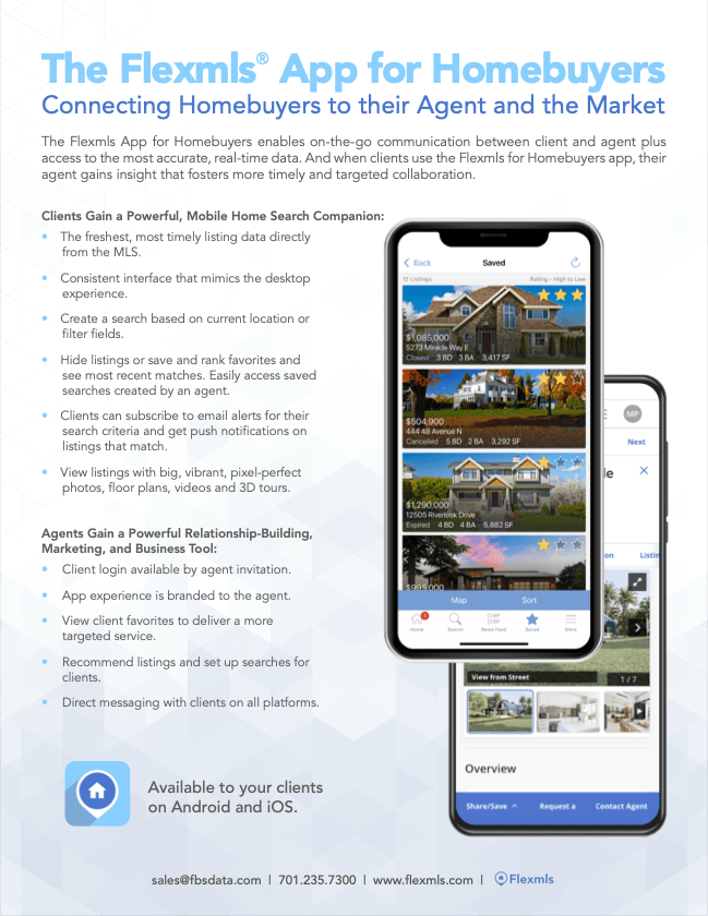 Agent Flyers Flexmls Platform by FBS