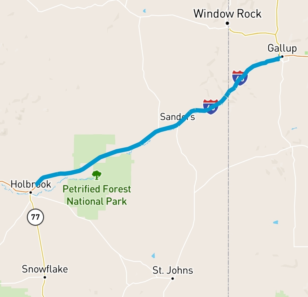 Day 11 Holbrook, AZ to Gallup, NM Paul Kramer's blog