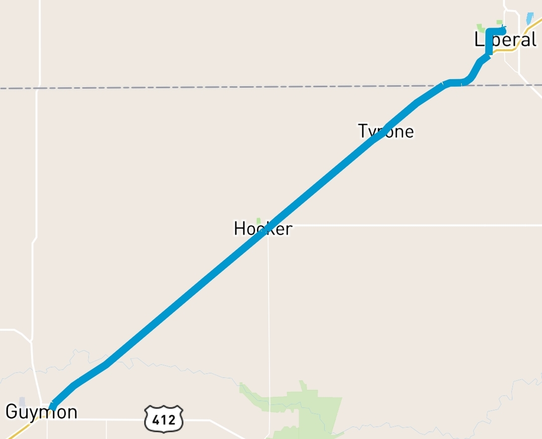 Day 20 Guymon, OK to Liberal, KS Paul Kramer's blog