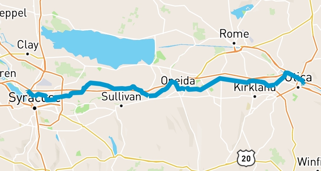 Day 45 Syracuse to Utica, NY Paul Kramer's blog