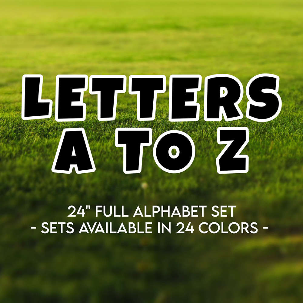 Full Alphabet Yard Letter Set FlexPress