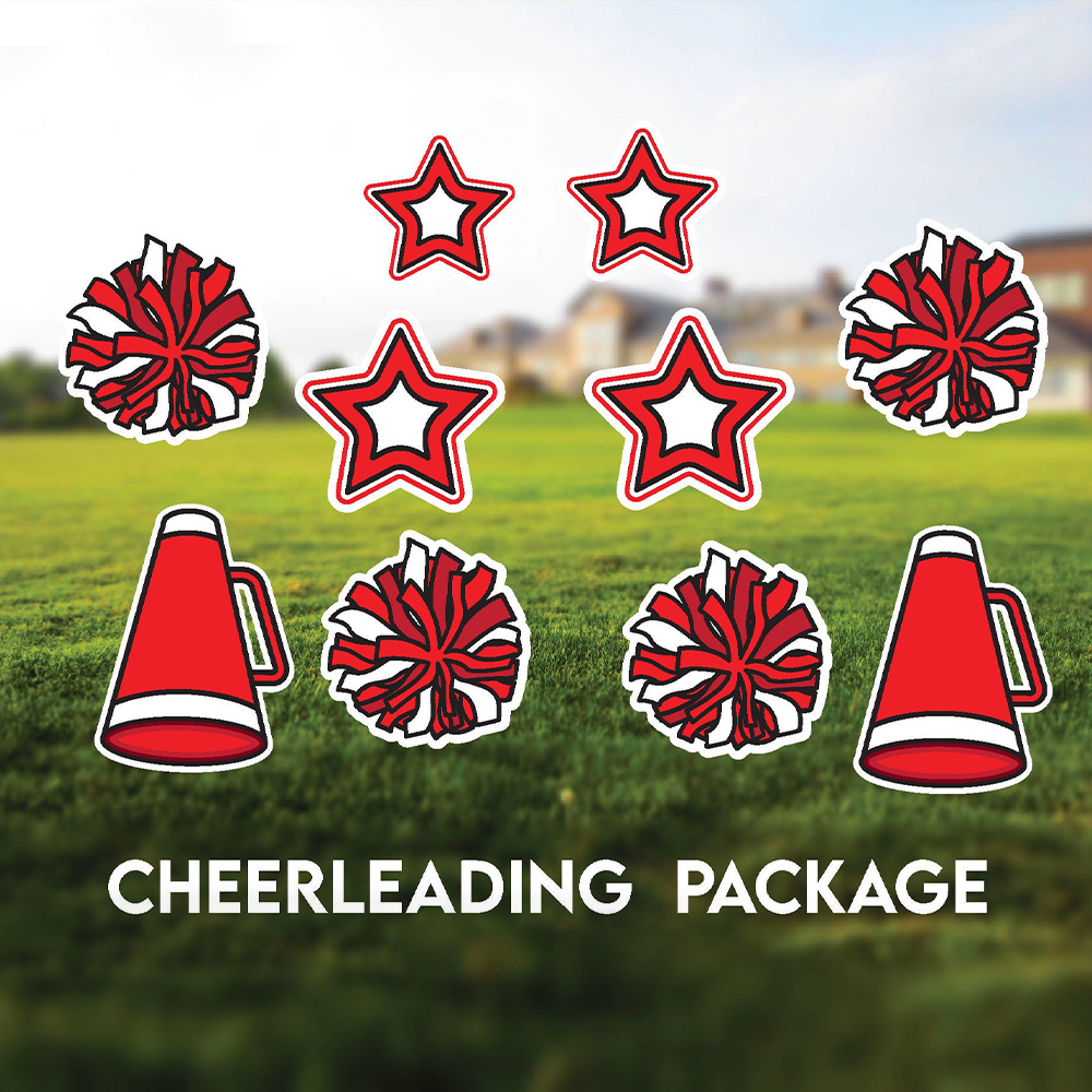 Cheerleading Yard Sign Set Flexpress