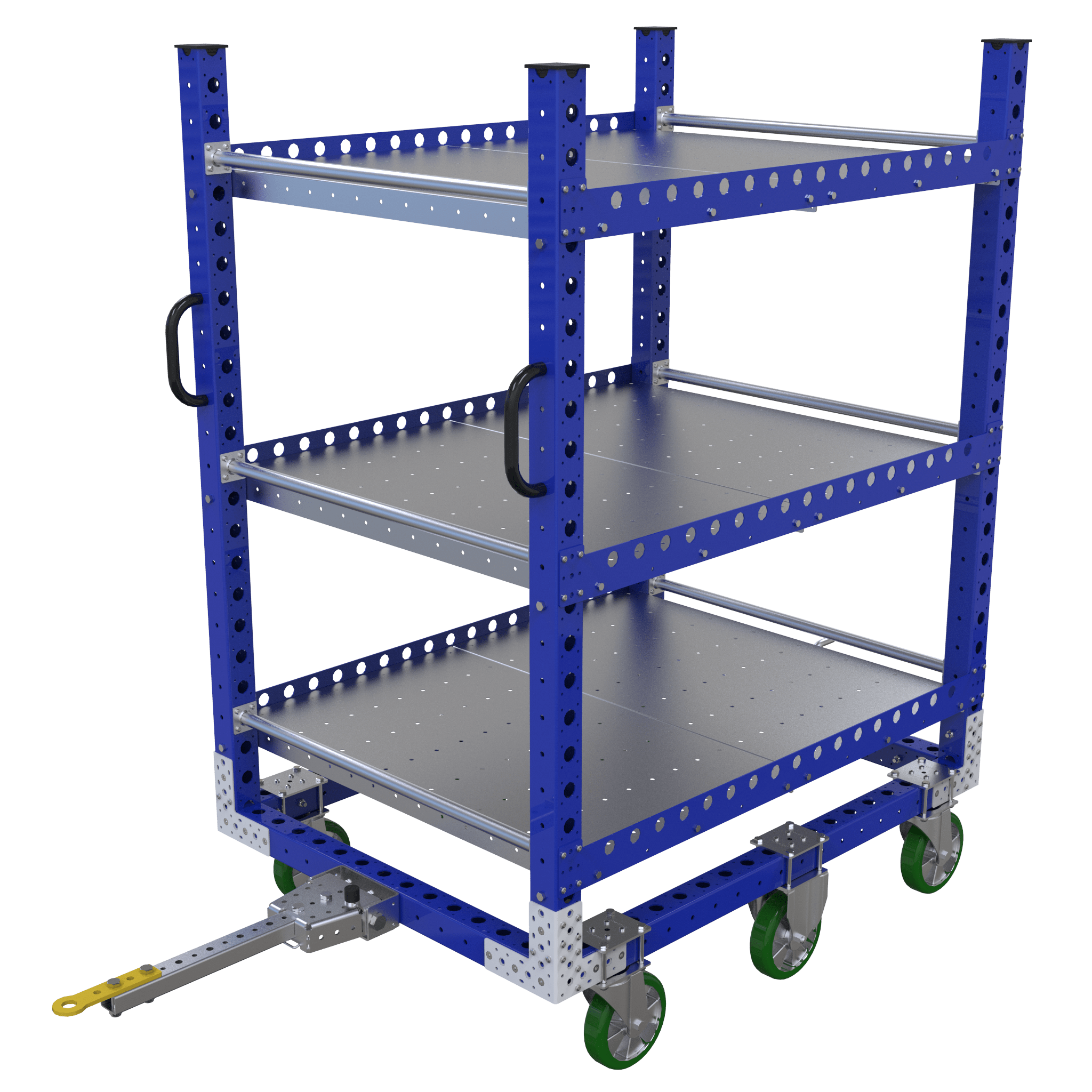 Industrial Shelf Carts in Any Size FlexQube