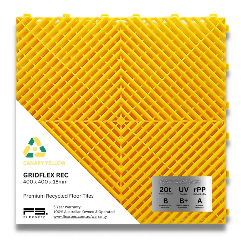 GridFlex Rec™ Flexspec Modular Garage Flooring