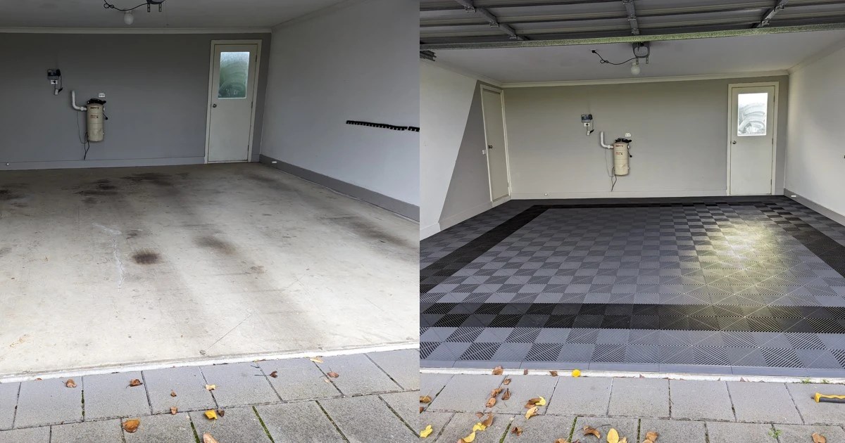 Enhancing Your Garage Space Creating Borders Using Colours Flexspec