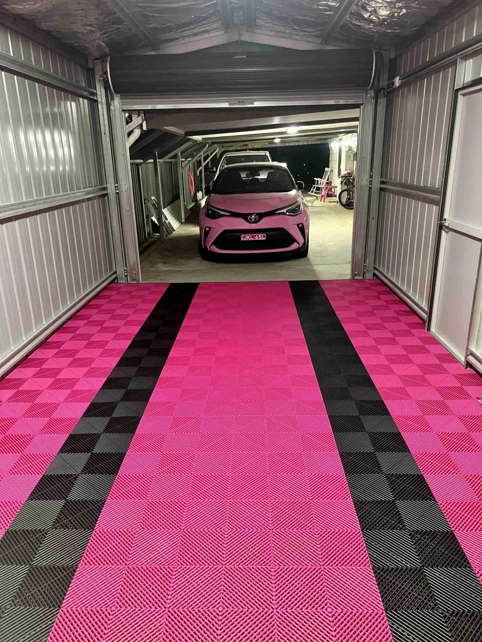 From Drab To Fab Elevate Your Garage Or Shed's Vibe With Hot Pink