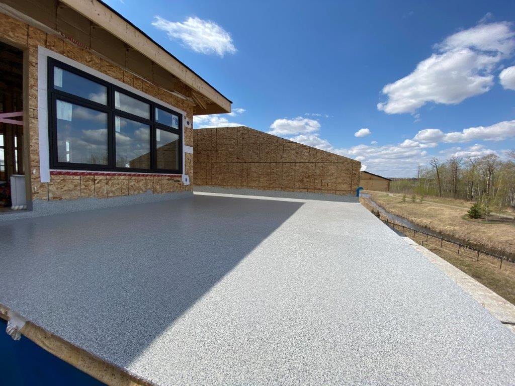 7 Benefits of urethane deck coating over rollon Vinyl.