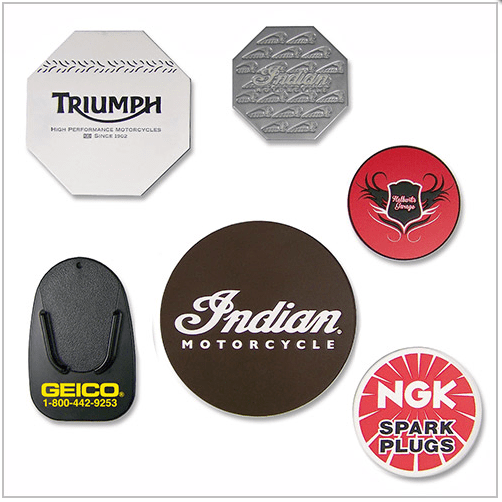 Custom Motorcycle Kickstand Pads FlexSystems