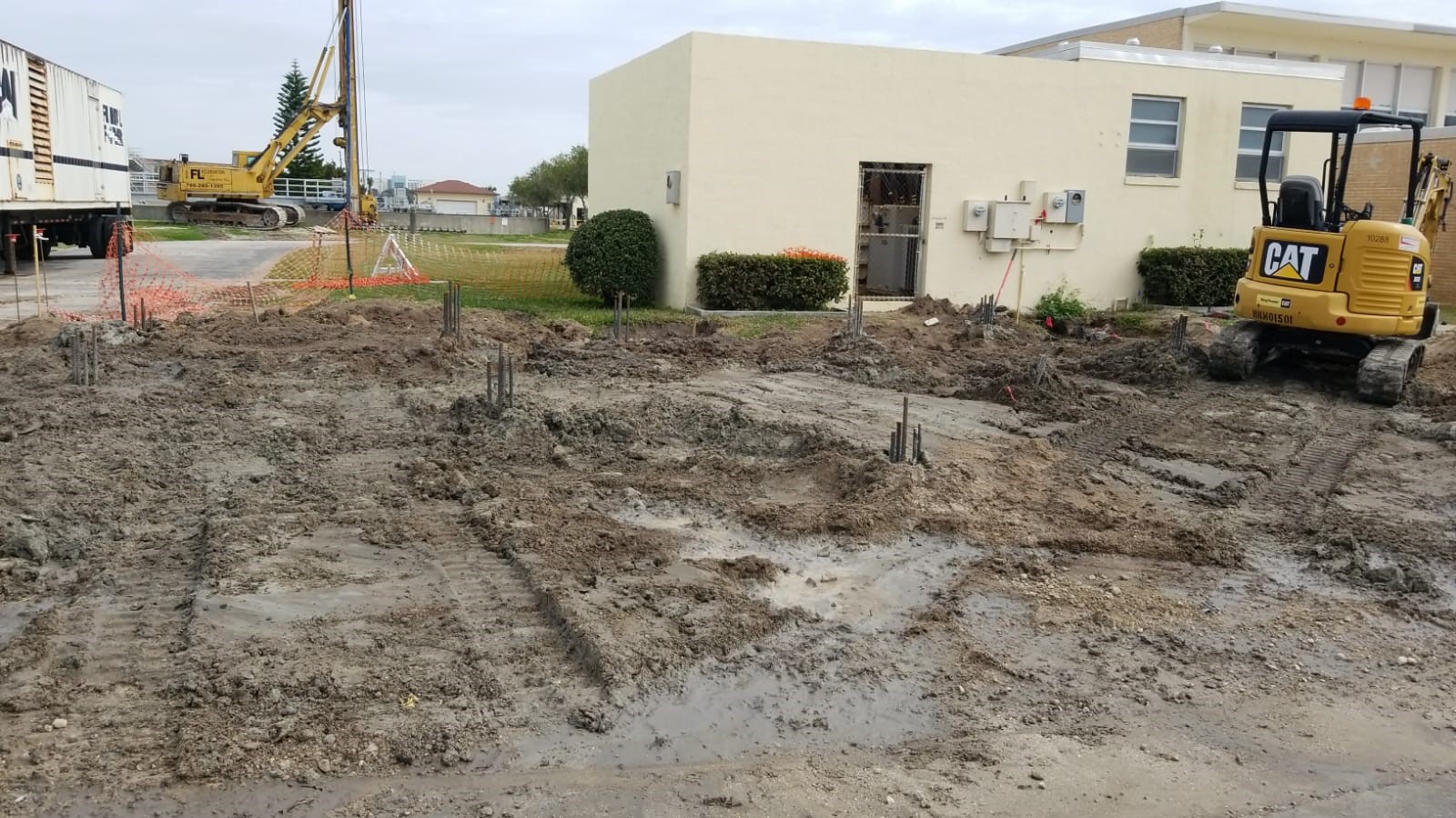 Bethune Point Wastewater Treatment Plant FL Foundation Auger Cast Piles