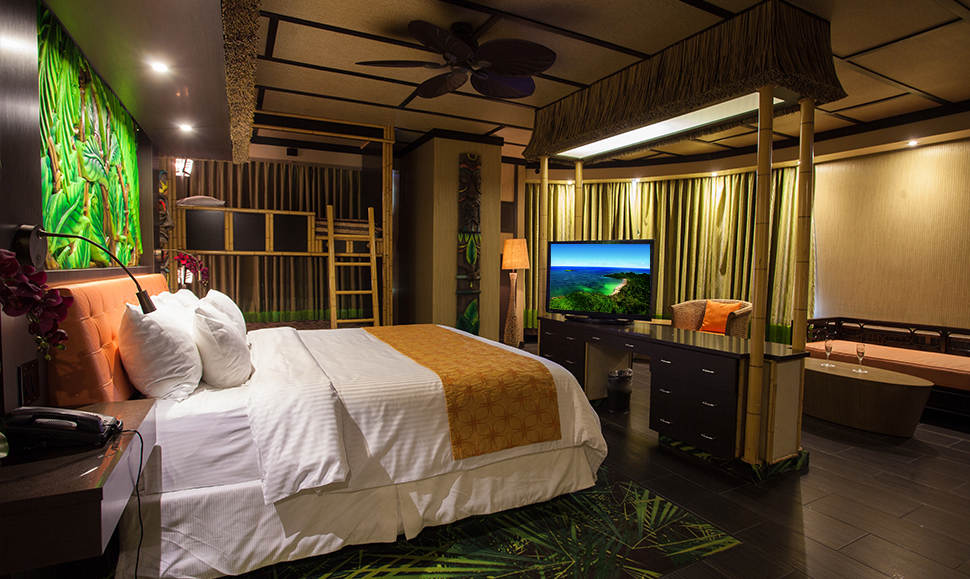Luxury Modern Polynesian Family Theme Room