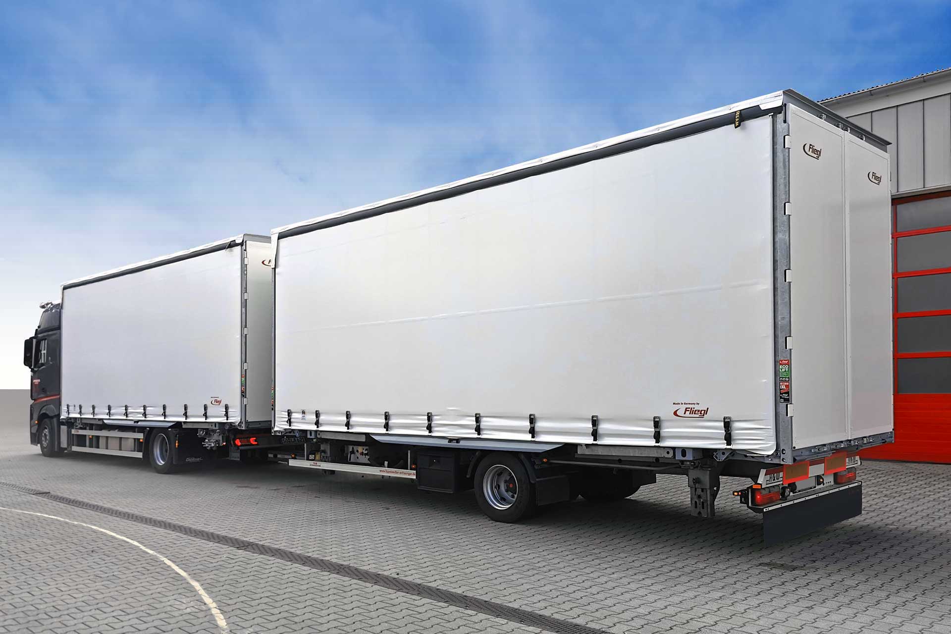 Swap bodies Fliegl Trailer tippers, truck trailers, chassis