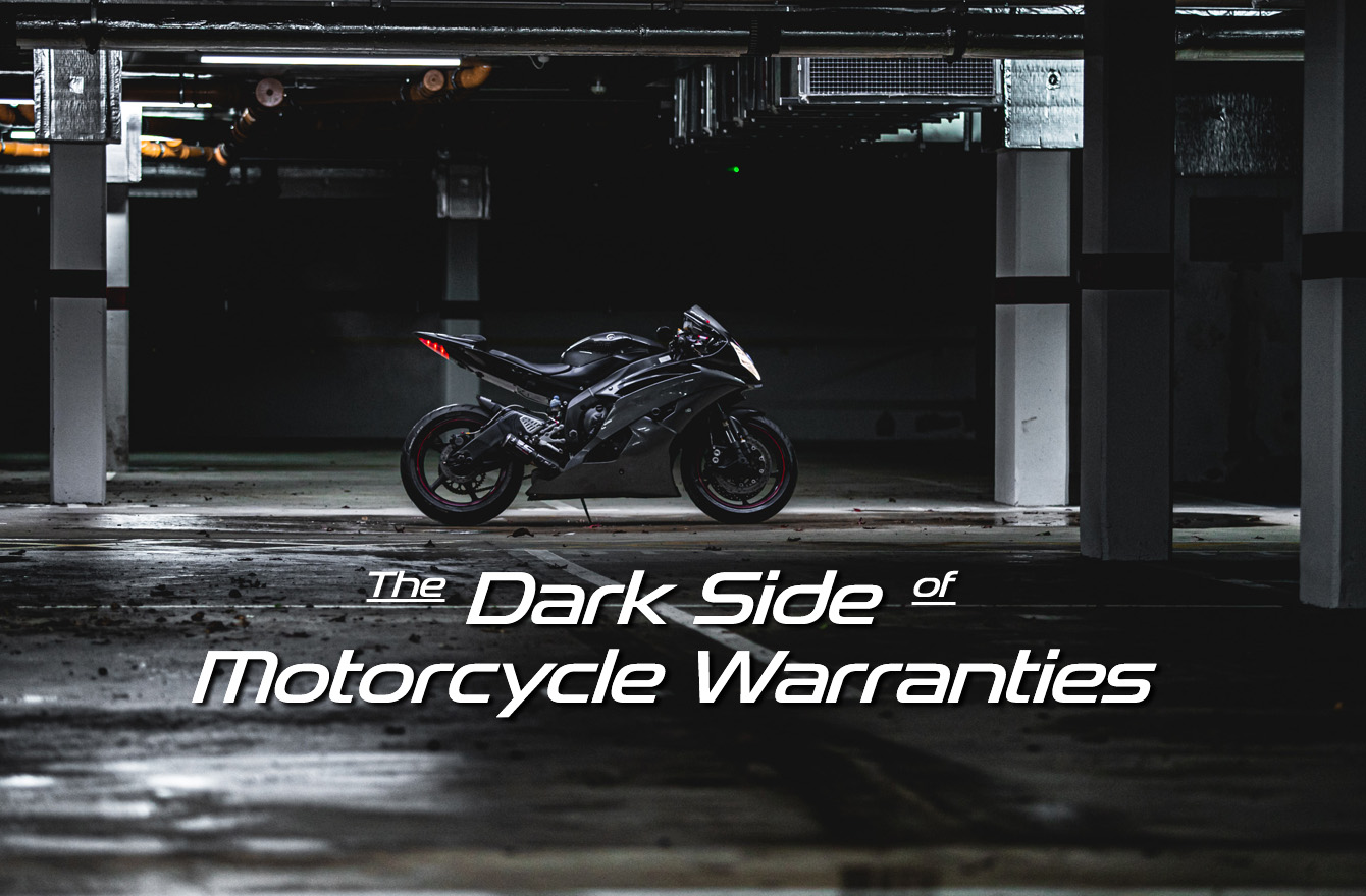 The Dark Side of Motorcycle Warranty Flies on the Visor