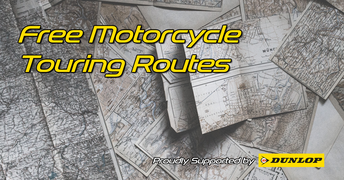 Free Motorcycle Touring Routes Flies on the Visor