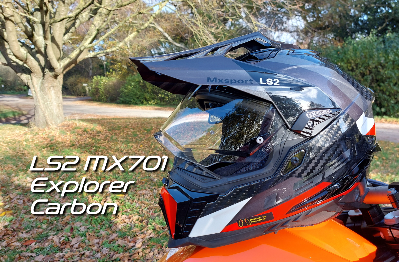LS2 Explorer MX701 Carbon Helmet Road Test Flies on the Visor