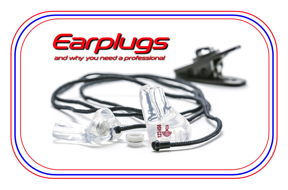 ACS Custom Earplugs and Boots Flies on the Visor