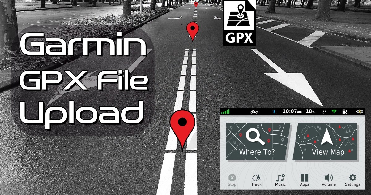 Garmin XT GPX File Upload Flies on the Visor