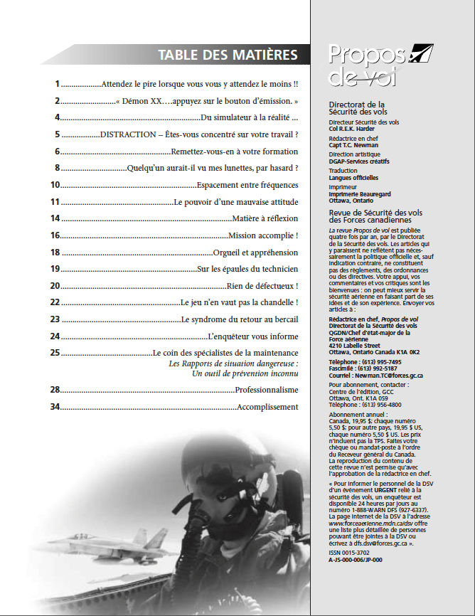 Archives 2001 2010 Flight Comment Propos De Vol - 