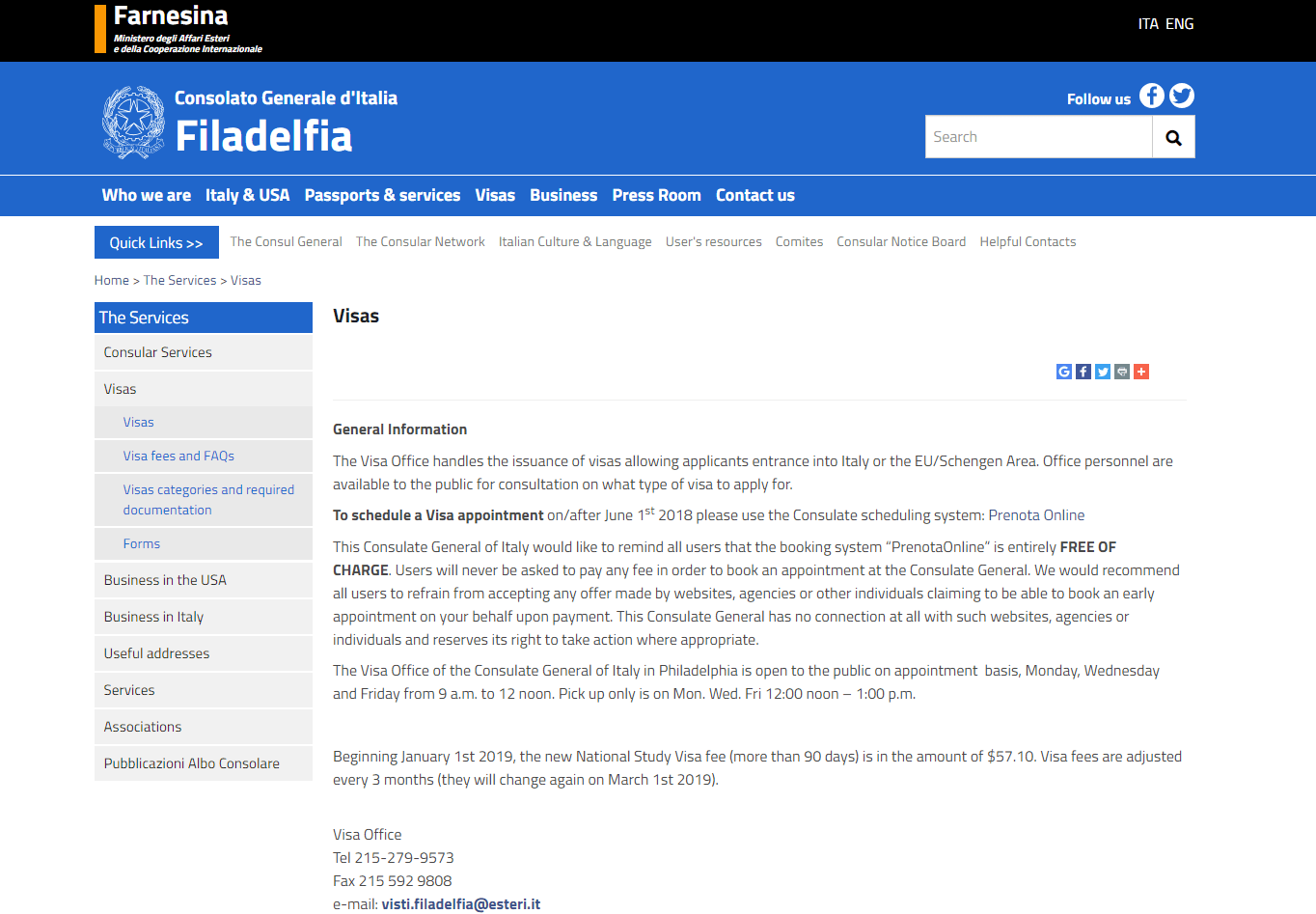 Italy Consulate General in Philadelphia Absolute Visa Guide