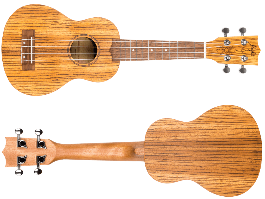 Flight DUS322 Zebrawood Soprano Ukulele Flight Ukuleles