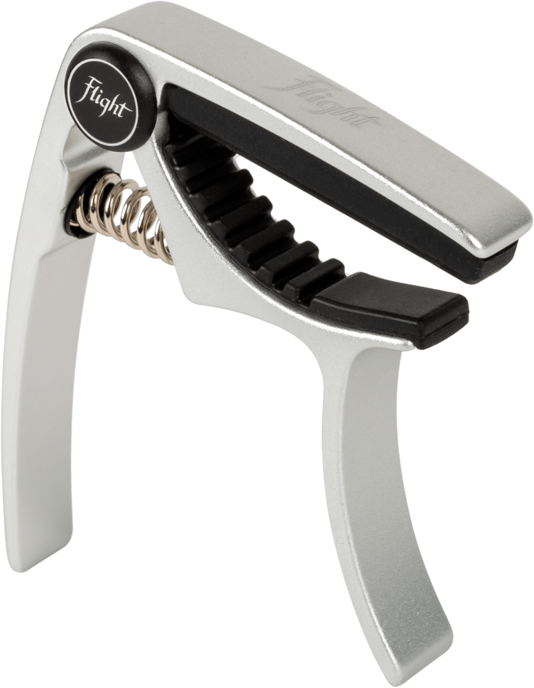 Flight FCSV Silver Ukulele Capo Flight Ukuleles
