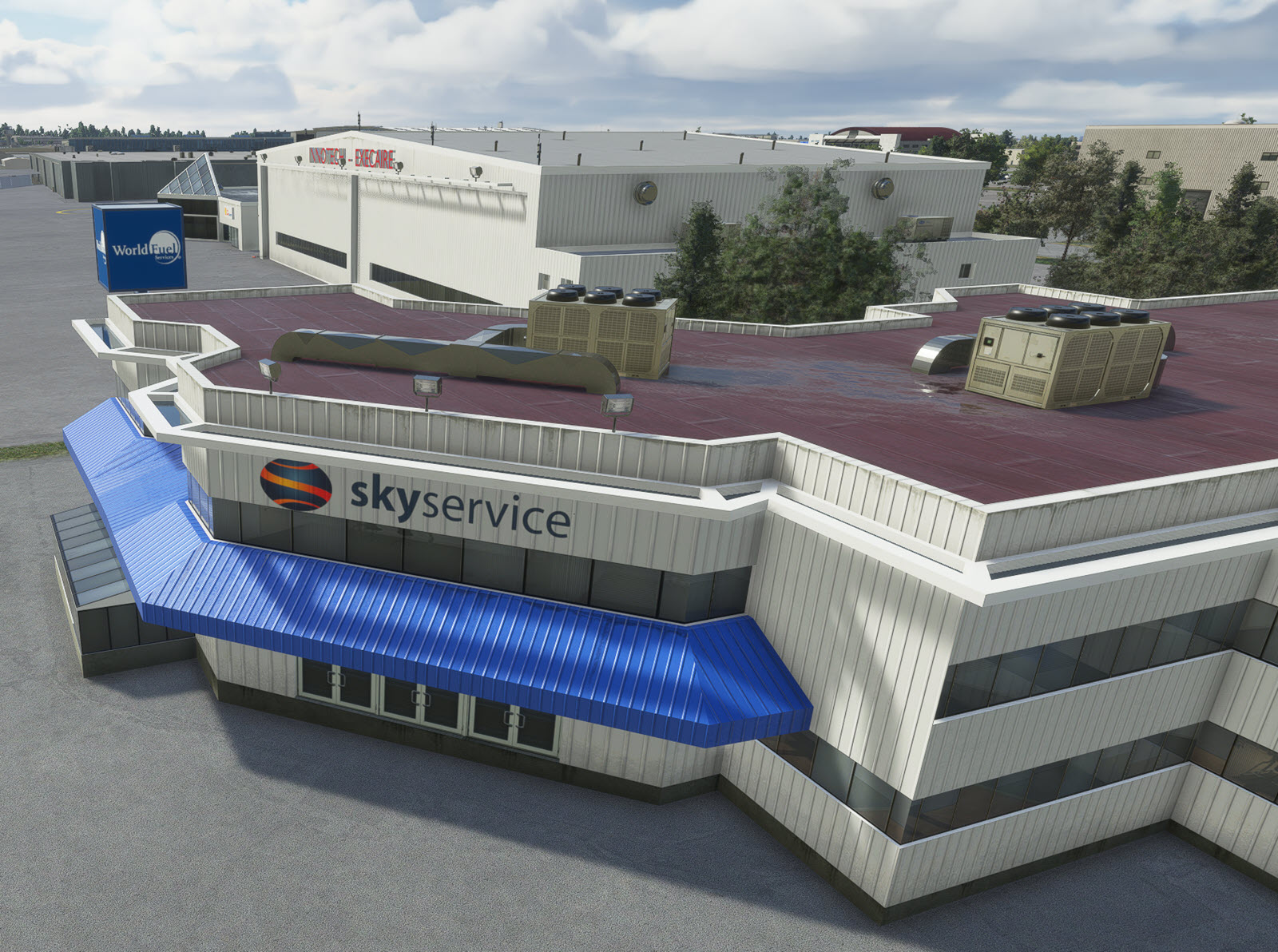 CYOW Ottawa International for MSFS work in progress update Microsoft Flight Simulator (2020