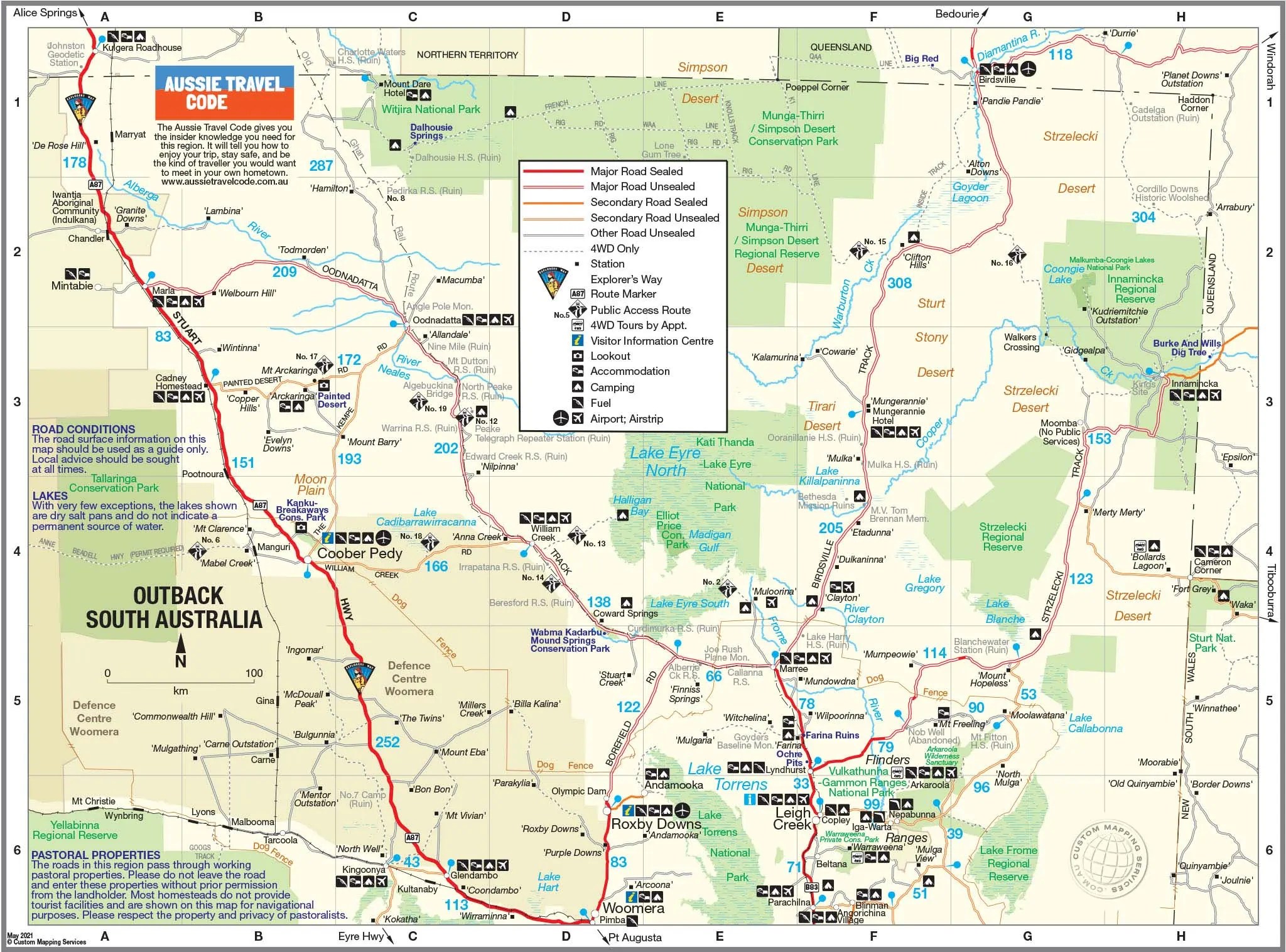 Maps Flinders Ranges and Outback
