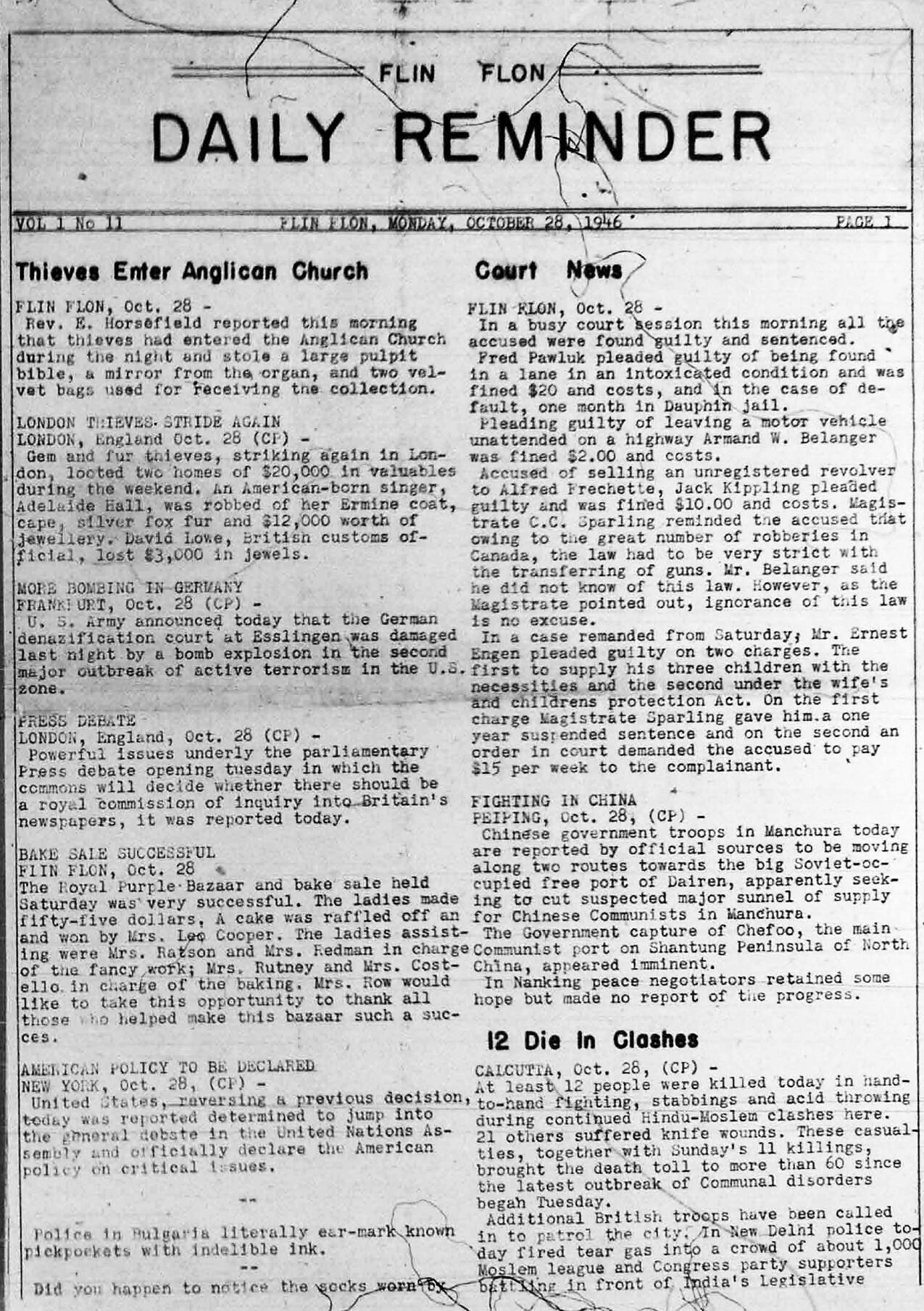 Last Twenty Photos Added… Flin Flon Heritage Project