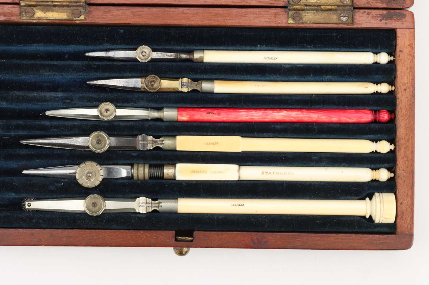 Lot 269 Ivory Drawing Instruments,