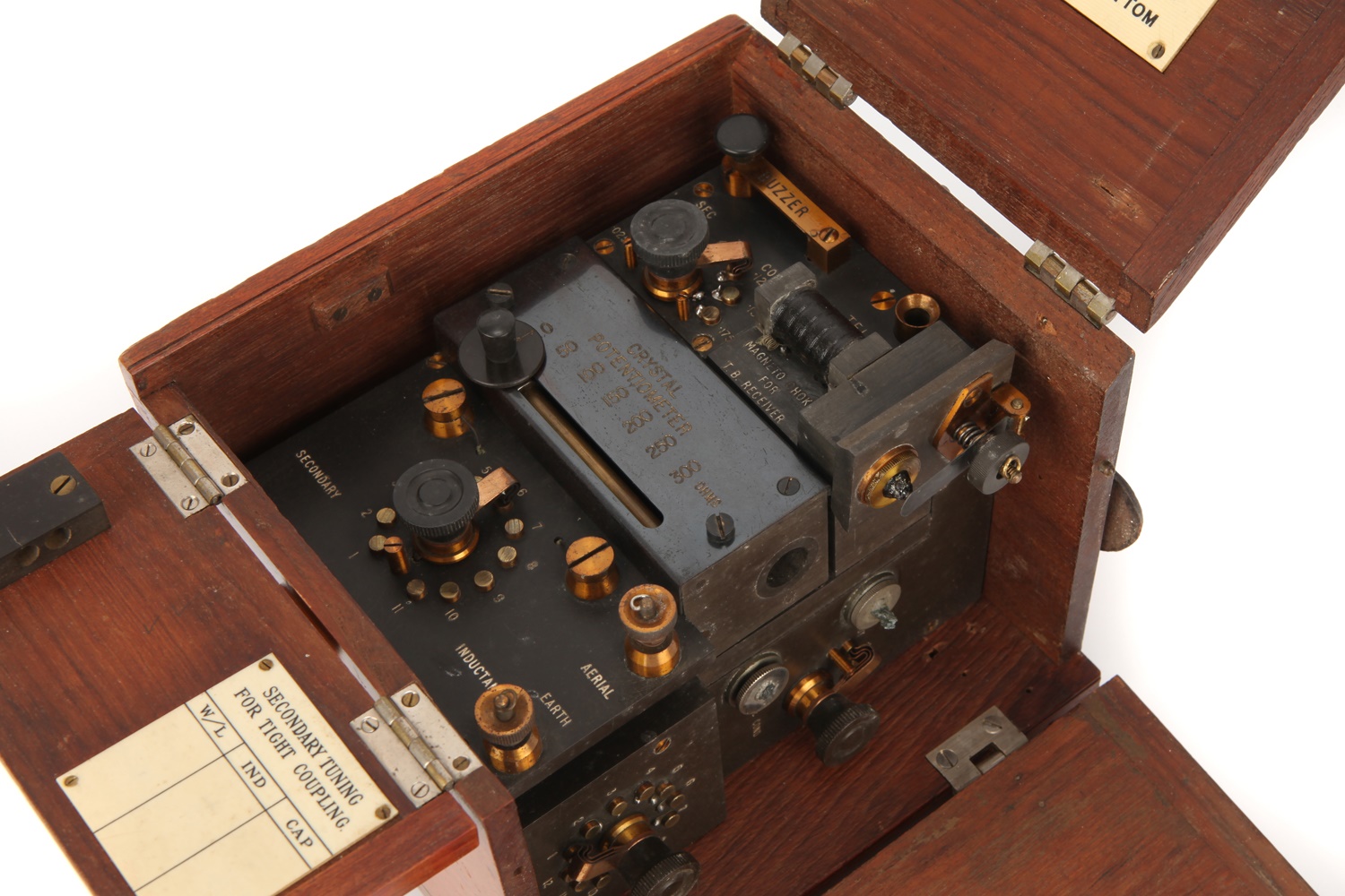 Lot 128 A WW1 Aircraft Crystal Radio Receiver,