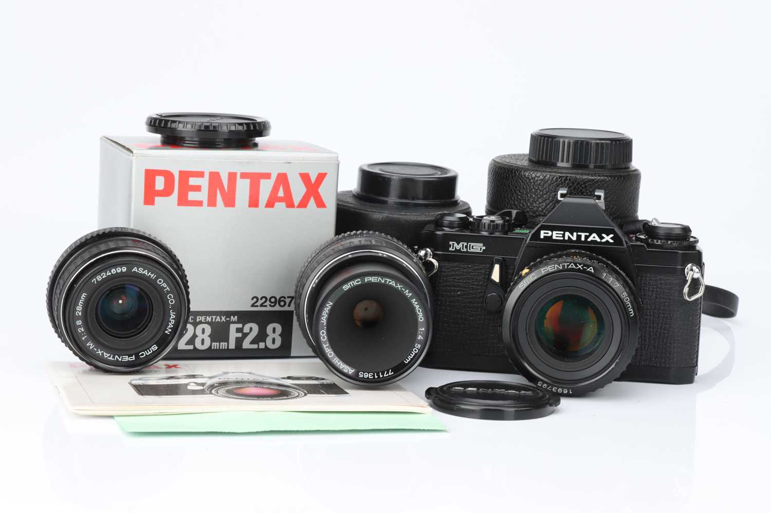 Lot 697 A Pentax MG SLR Camera,