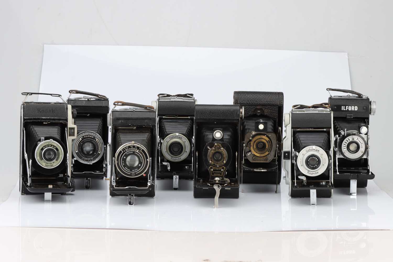 Lot 806 Eight Folding Type Cameras,