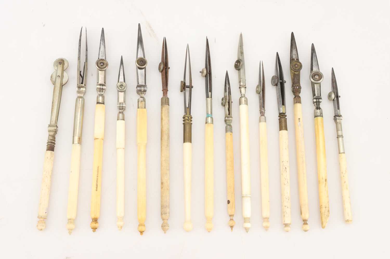 Lot 270 Ivory Drawing Instruments