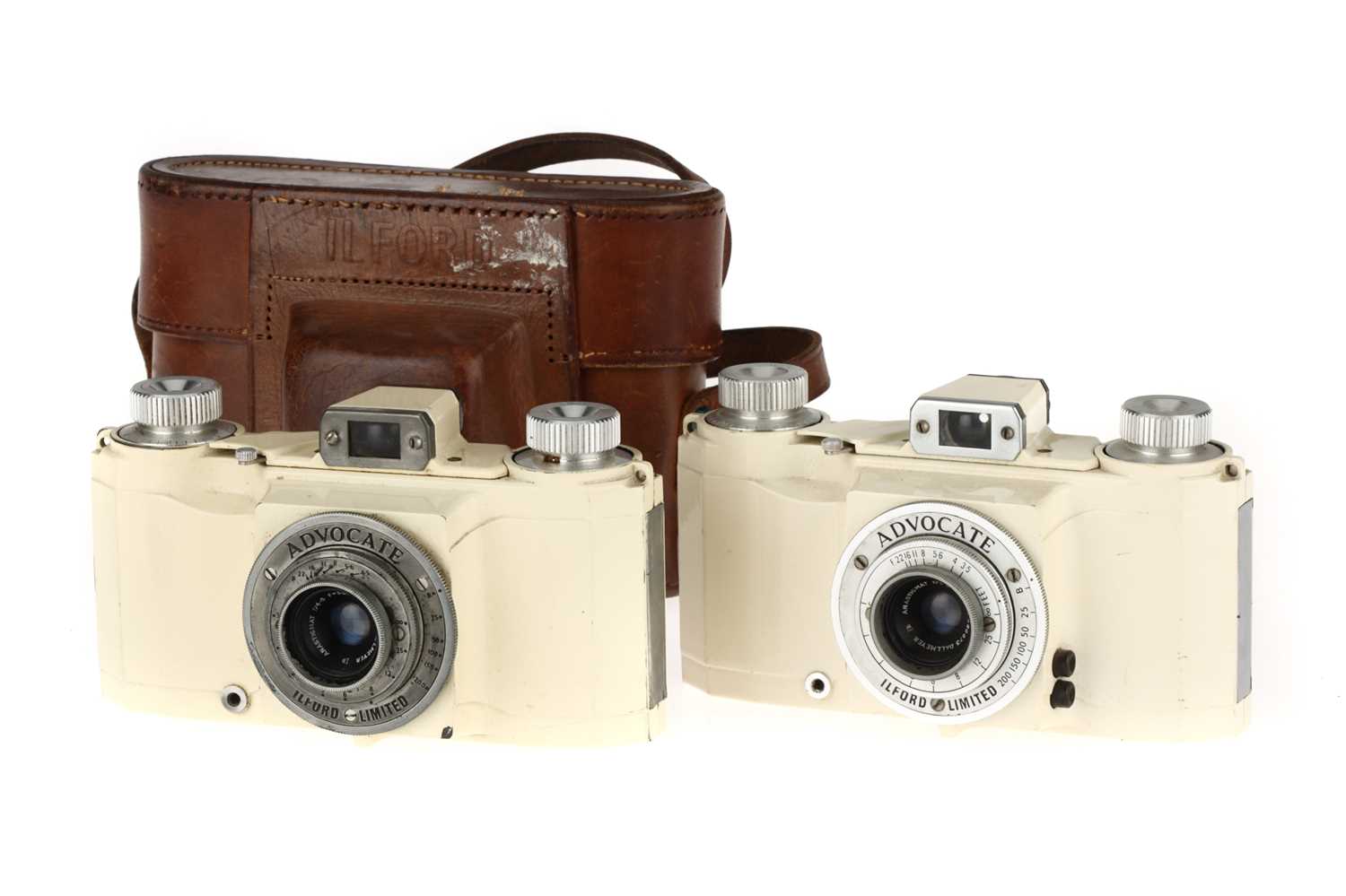 Lot 390 Two Ilford Advocate 35mm Viewfinder Cameras,