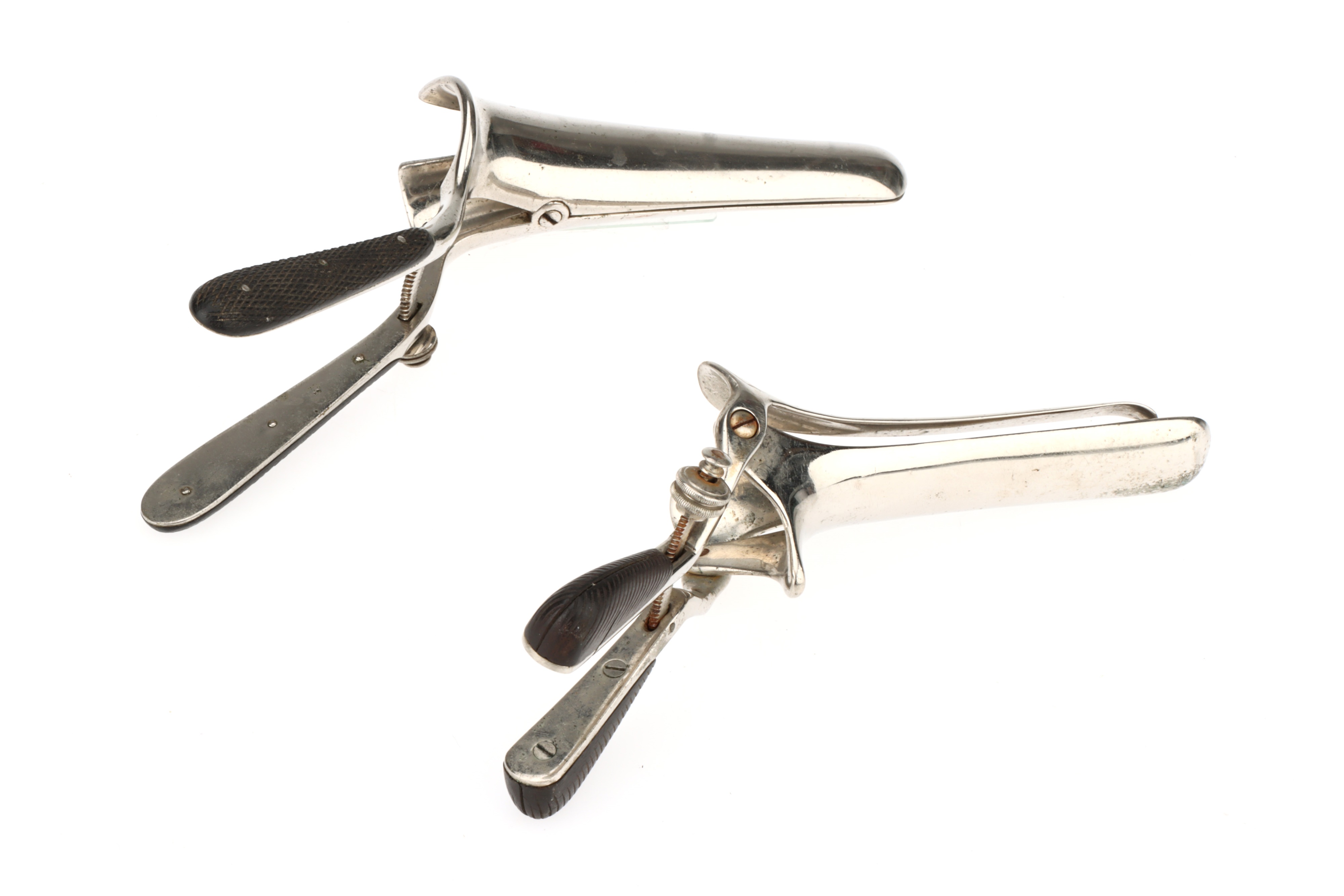 Lot 32 Medical, Two Antique Vaginal Specula