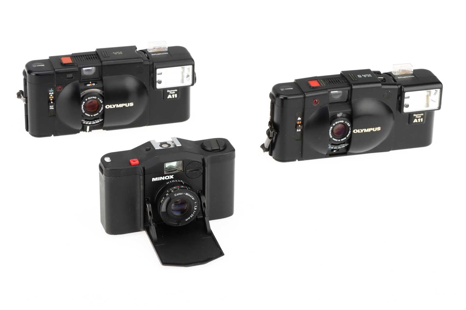 Lot 384 Three 35mm Compact Cameras,