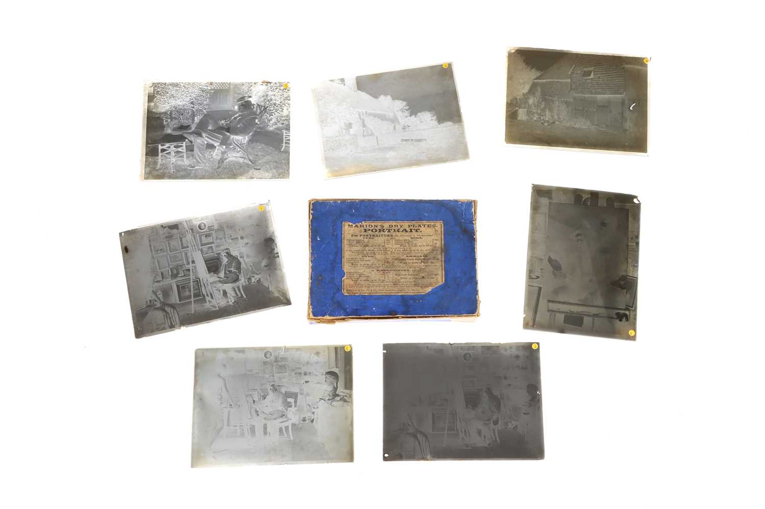 Lot 261 A Case of Glass Plate Negatives,
