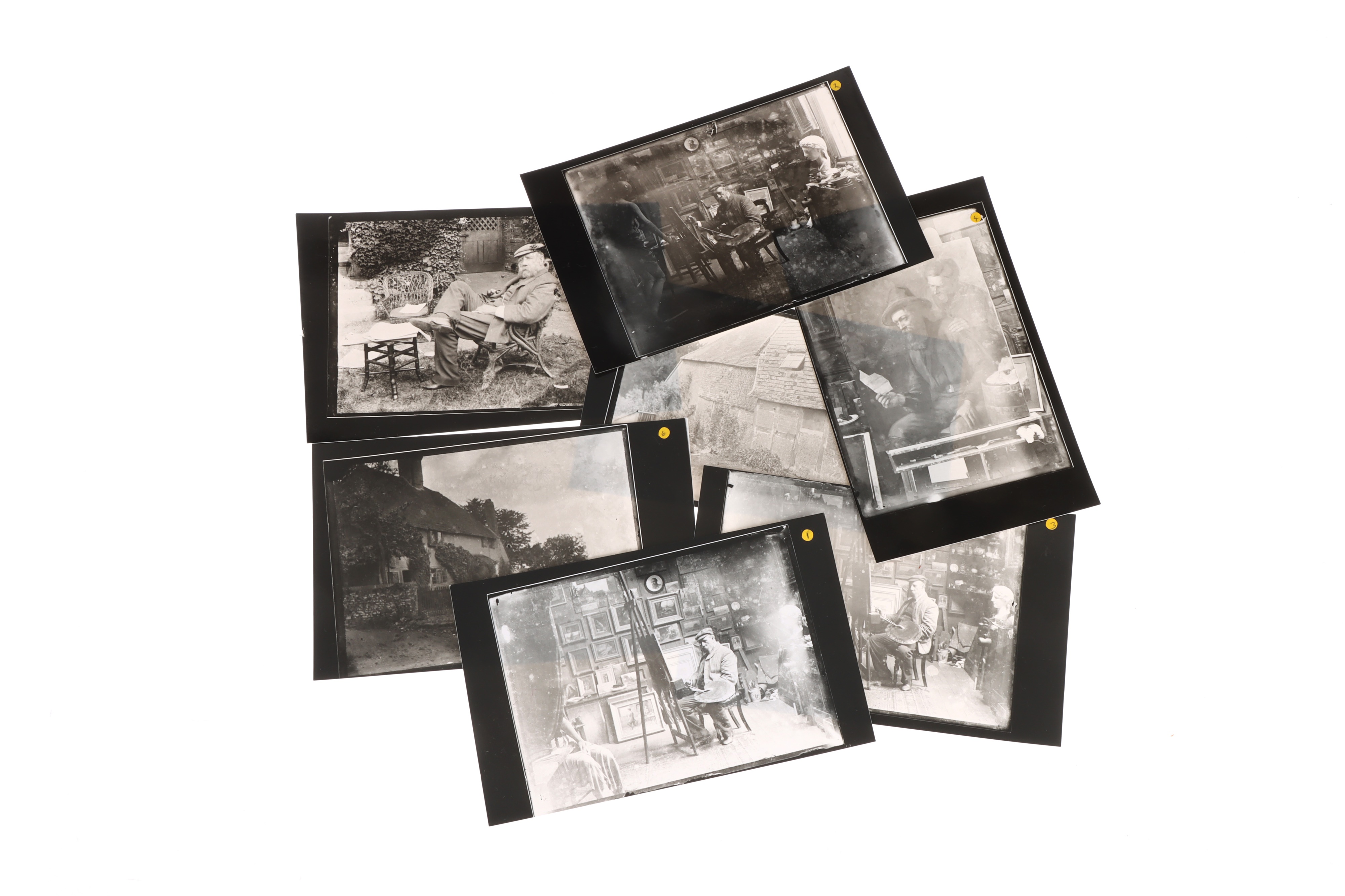 Lot 261 A Case of Glass Plate Negatives,