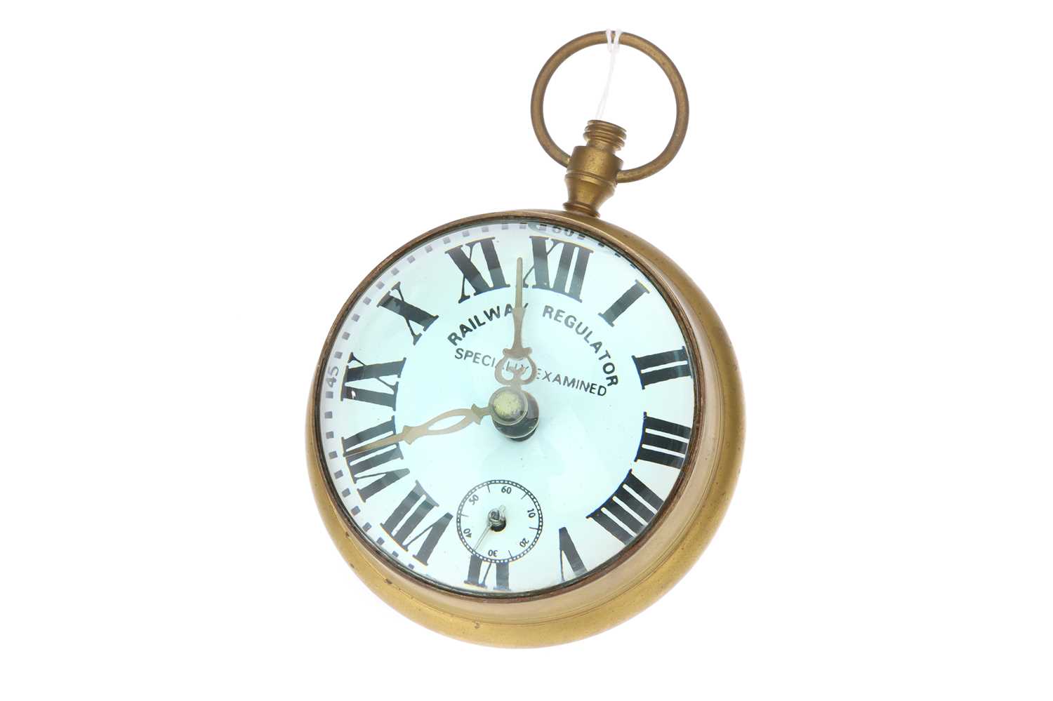 Lot 791 Railway Regulator Ball Desk Clock,