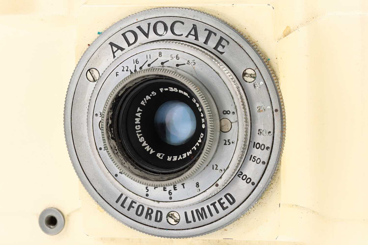 Lot 230 An Ilford Advocate Camera,