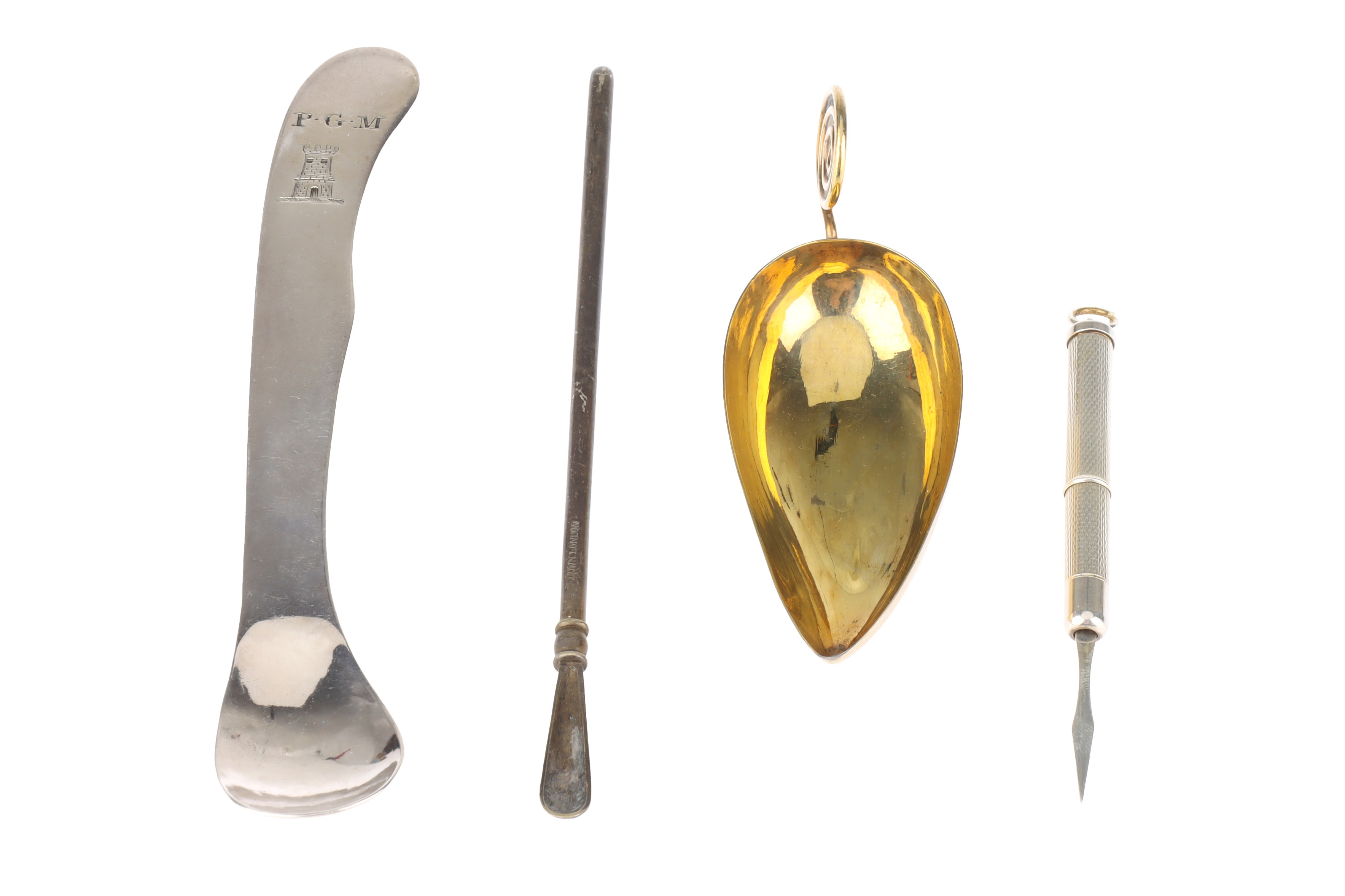 Lot 85 Silver Medicine Spoons etc.,