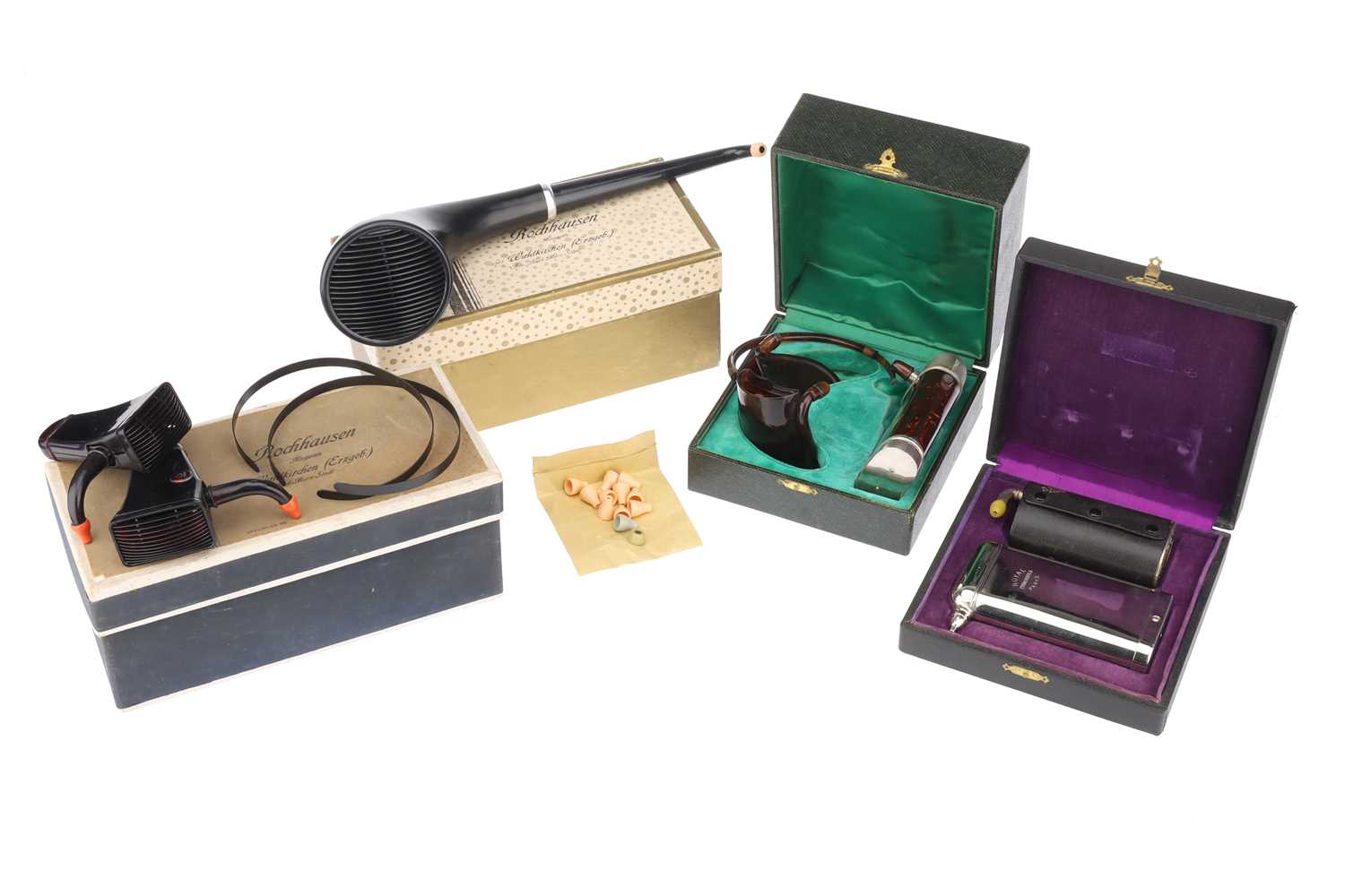 Lot 114 Ear Trumpets and Hearing Therapy,