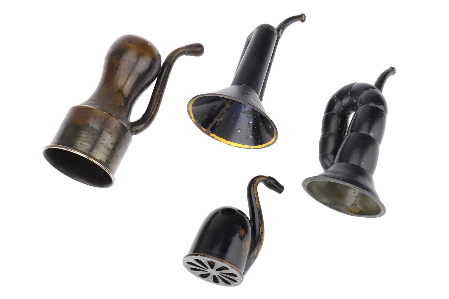 Lot 163 Four Antique Ear Trumpets,