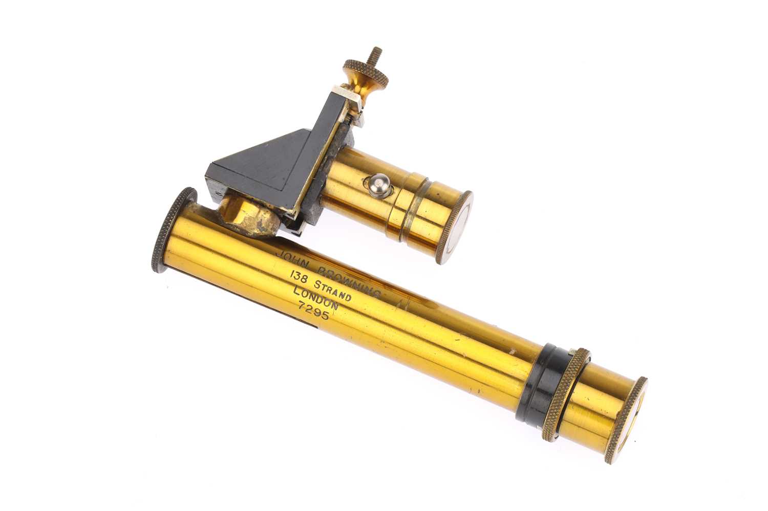 Lot 116 A Lacquered Brass Pocket Spectroscope,