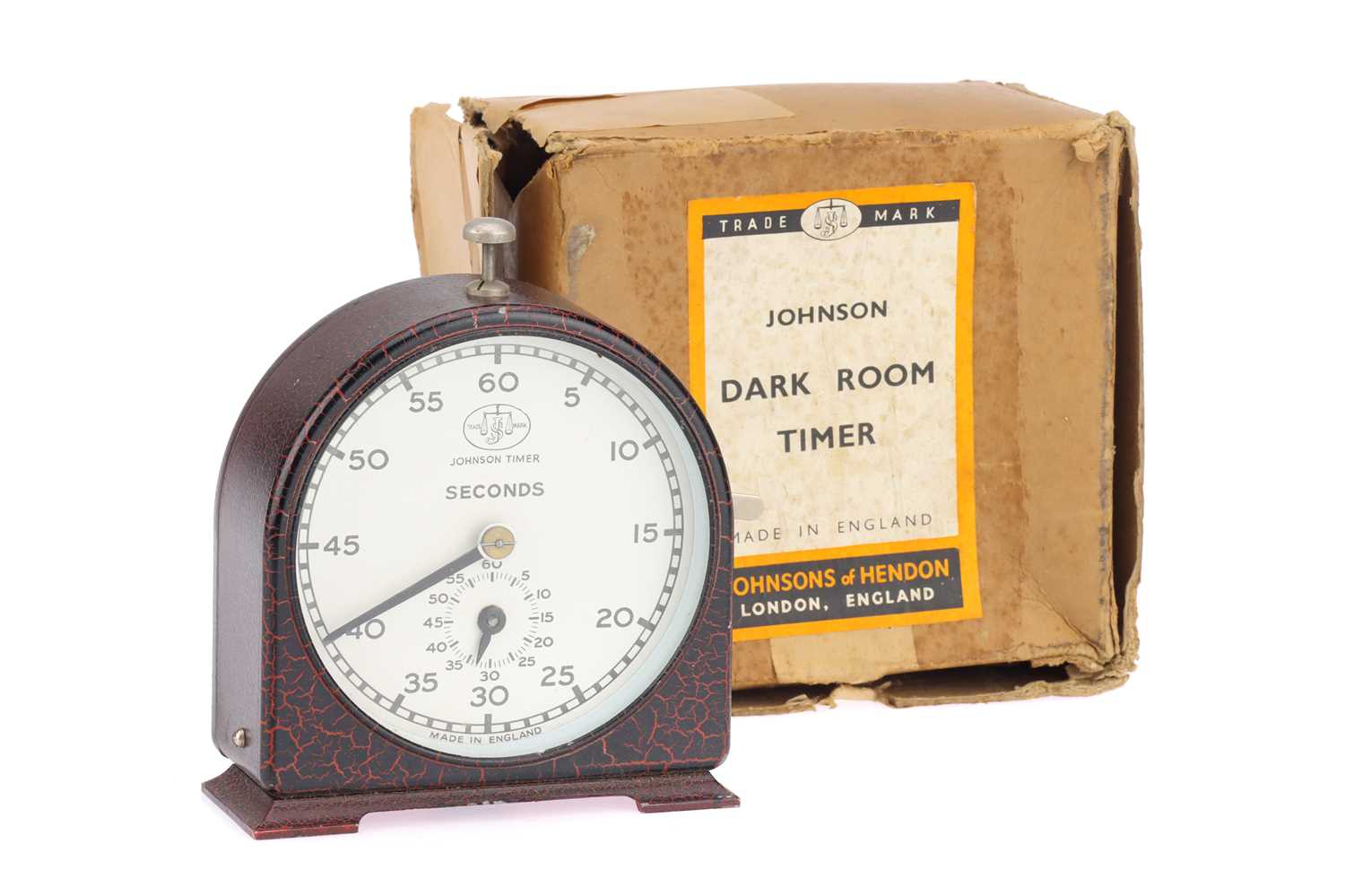 Lot 588 A Johnson Darkroom Clockwork Timer,